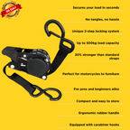 FAST STRAP - QUICK, EASY, SECURE & NO MORE TANGLES